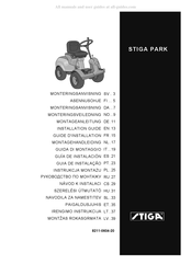 Stiga PARK COMFORT Guia De Instalacion