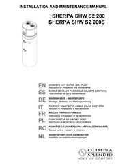 Olimpia splendid SHERPA SHW S2 200 Instrucciones De Uso Y Mantenimento