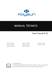 Kaysun AKAY-CF 35 DR11 Manual Tecnico