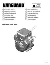 Briggs & Stratton Vanguard 380000 Manual Del Operador
