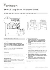 Aritech 2X-A-LB Manual De Instalación