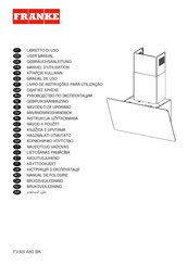 Franke FVAS A80 BK Manual De Uso