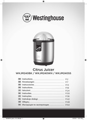 Westinghouse WKJM240SS Instrucciones