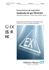 Endress+Hauser TDLAS J22 Instrucciones De Seguridad