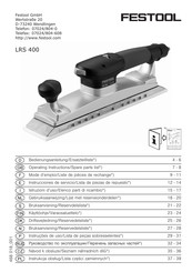 Festool LRS 400 Instrucciones De Servicio