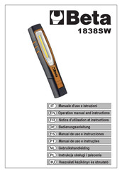 Beta 1838SW Manual De Uso E Instrucciones