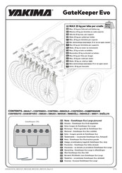 Yakima GateKeeper Evo Manual De Instrucciones