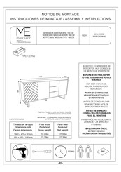 MARCKERIC MADONA 3D3DR 180 CM 16231 Instrucciones De Montaje