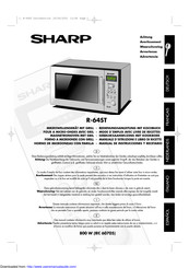 Sharp R-64ST Manual De Instrucciones