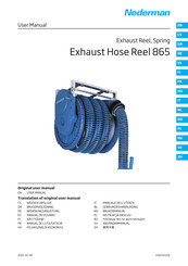 Nederma Exhaust Hose Reel 865 Manual Del Usuario