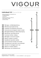 Vigour individual 2.2 Instrucciones De Montaje Y De Manejo
