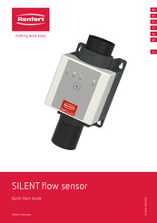 Renfert SILENT flow sensor Guia De Inicio Rapido