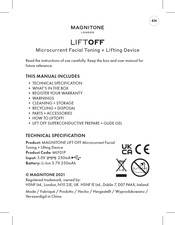 Magnitone LIFTOFF Manual De Instrucciones