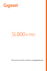 Gigaset SL800 H PRO Manual De Instrucciones