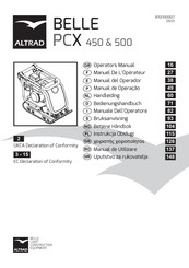 Altrad BELLE PCX 450 Manual Del Operador