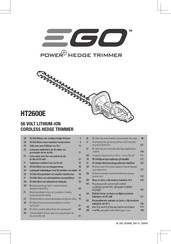 EGO HT2600E Manual De Instrucciones