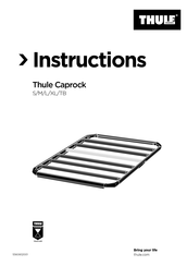 Thule Caprock TB Instrucciones