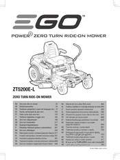 EGO ZT5200E-L Manual De Instrucciones