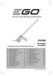 EGO STA1600 Manual De Instrucciones