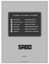 Sabo 40-CLASSIC Manual Del Operador