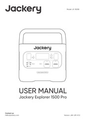 Jackery Explorer 1500 Pro Manual Del Usuario