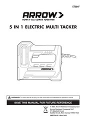 Arrow ET501F Manual De Instrucciones