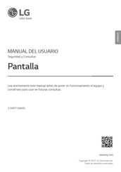 LG 27ART10AKPL Manual Del Usuario