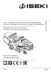 Iseki SXE22HE105 Instrucciones De Montaje