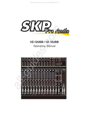 SKP Pro Audio VZ-12USB Manual Del Operador