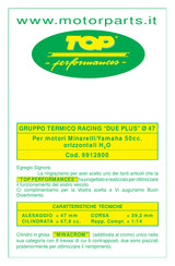 TOP perfomances 9912800 Manual De Instrucciones