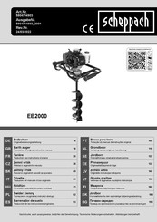 Scheppach EB2000 Traducción De Las Instrucciones Originales