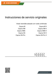 Amazone Cayros XM Instrucciones De Servicio Originales