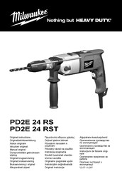 Milwaukee PD2E 24 RS Manual Original