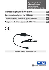 WIKA USB6300 Manual De Instrucciones