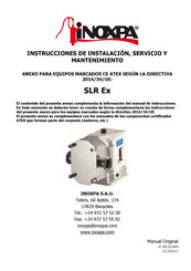 iNOXPA SLR Instrucciones De Instalación, Servicio Y Mantenimiento