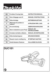 Makita DUC101 Manual De Instrucciones