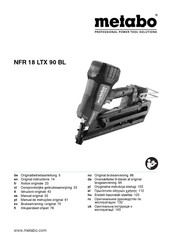 Metabo NFR 18 LTX 90 BL Manual Original
