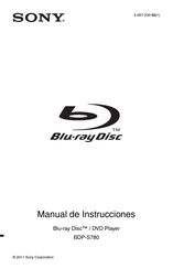 Sony BDP-S780 Manual De Instrucciones