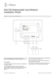 Kilsen KAL760 Manual De Instalación