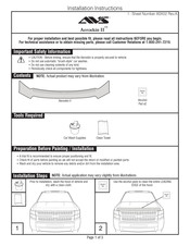 AVS 436029 Instrucciones De Instalación