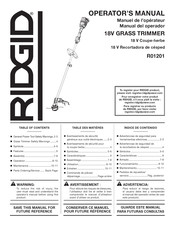 RIDGID R01201 Manual Del Operador