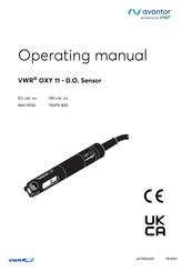 VWR avantor OXY 11 Manual De Instrucciones