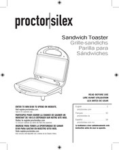 Proctor Silex ST23 Manual De Instrucciones