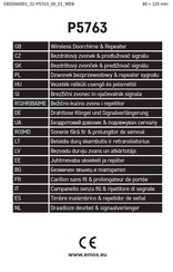 Emos P5763 Manual De Instrucciones