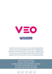 Fermax DUOX PLUS VEO Guía Inicio Rápida