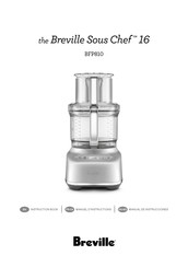 Breville the Breville Sous Chef 16 BFP810 Manual De Instrucciones