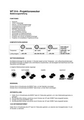 Techno Line WT 514 Manual De Instrucciones