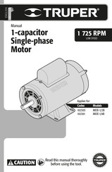 Truper MOE-1/2B Manual