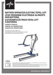 Medline MDS600ELB Manual Del Propietário