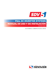 Sinclair SDV5-112CA Manual De Uso Y De Instalación